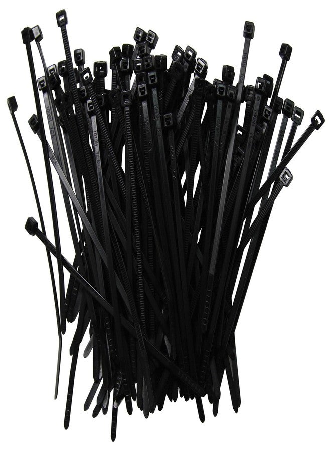 LEYDEN® (100 Piece, 150 x 2.5 MM (6 Inch), 1 Pack Of 100) Self Locking Nylon Cable Ties, Cable Straps Zip Wire Organizer Tie, UV Protected, Halogen Free Black - Image 3